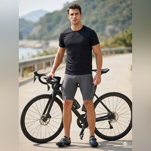 Baleaf Men's Athletic Cycling Shorts – Gray